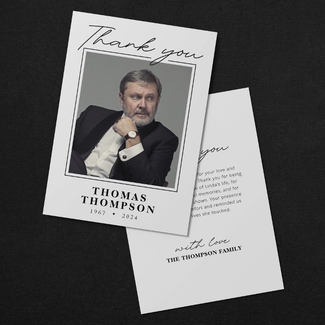 Minneskort för enkel Tack (Skapare uppladdad)