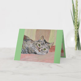 Minneskort för Gretel Lou Greeting Card Tack Kort