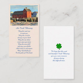 Minneskort för minnet av Bild Visitkort