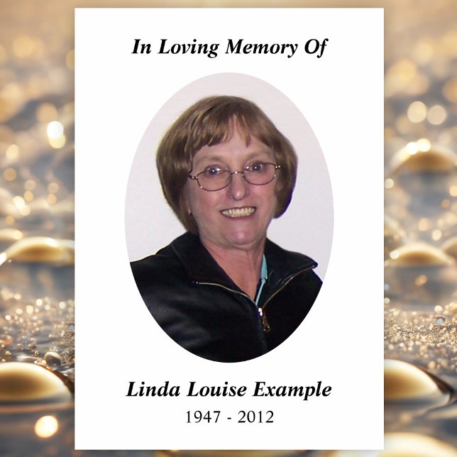 minneskort inbjudningar (Skapare uppladdad)