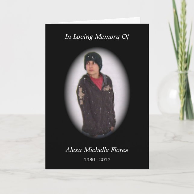 minneskort (svart) kort (Framsida)