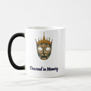 Minneskrona - Mask-minne för geometriskt Royal Magisk Mugg