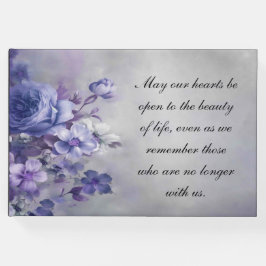 Minnesmål för Blommigt av funktionsbok Gästböcker