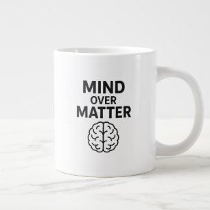 Minnesmål - T-shirt à Texte Noir et Design Jumbo Mugg
