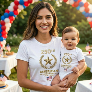 Minnesmärke 1776–2026 Amerikanskt arv 250-årsjubil T Shirt
