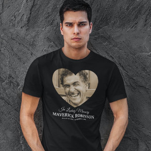 Minnesmärke för hjärtafoto t shirt