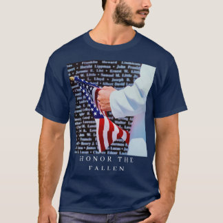 Minnesmärke för krigets tappra hjältar som fallit t shirt
