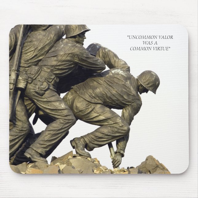 Minnesmärke för USMC Iwo Jima Musmatta (Framsidan)