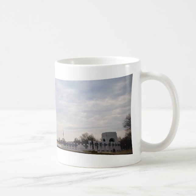 Minnesmärke för världskrig II Kaffemugg (Höger)