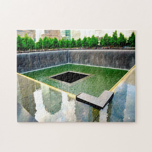 Minnesmärke Ground Zero New York. Pussel (Horisontell)