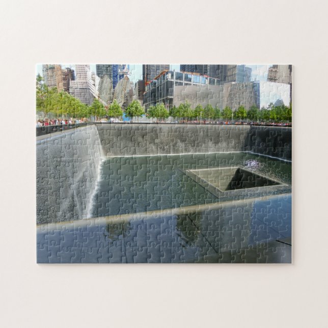Minnesmärke Ground Zero New York. Pussel (Horisontell)
