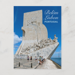 Minnesmärke över upptäckterna, Belem Lissabon Port Vykort