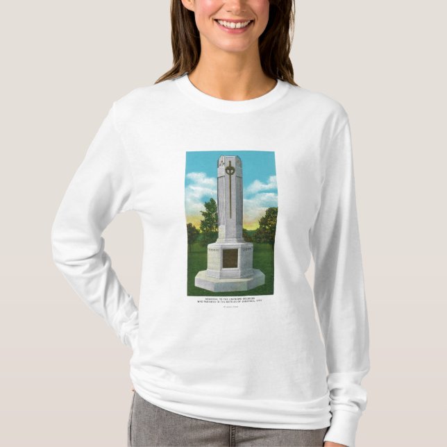 Minnesmärken till den okända soldaten beskådar t shirt (Framsida)