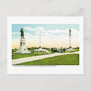 Minnesmärken vid Antietam, Maryland Vykort