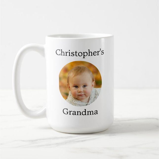 Minnesmärkena i baby ansikte kaffemugg (Vänster)