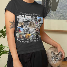 Minnesminne för 17 fotokollage t shirt