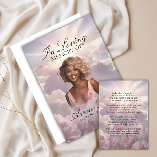 Minnesminne för blommigt - FLR001-minneskort och D Inbjudningar