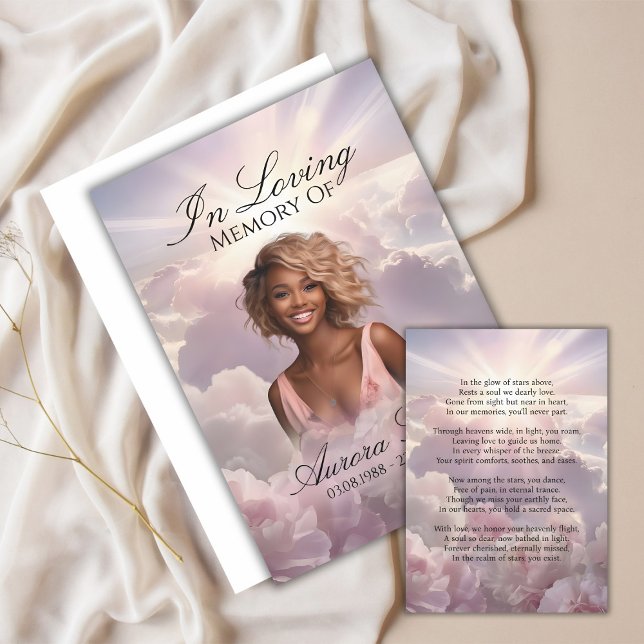 Minnesminne för blommigt - FLR001-minneskort och D Inbjudningar (Skapare uppladdad)