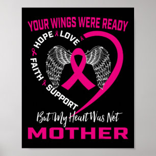 Minnesminne för Mamma Rosa Breast Cancer Medveten Poster