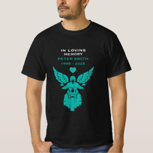Minnesmotorcykel Förare Biker Begravning T Shirt