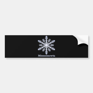 Minnesnowta blåttSnowflake Bildekal