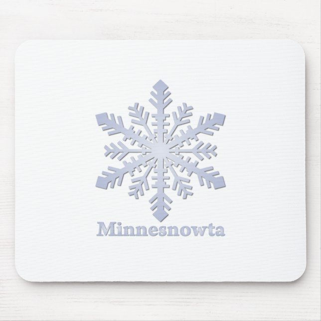 Minnesnowta Blue Snowflake Musmatta (Framsidan)