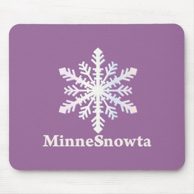 MinneSnowta med Snowflake Musmatta (Framsidan)