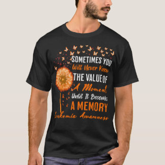 Minnesorange band Leukemi Cancer Medvetenhet T Shirt