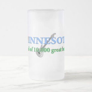 Minnesota - 10 000 Bands Frostat Ölglas