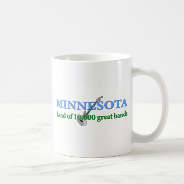 Minnesota - 10 000 Bands Kaffemugg (Höger)