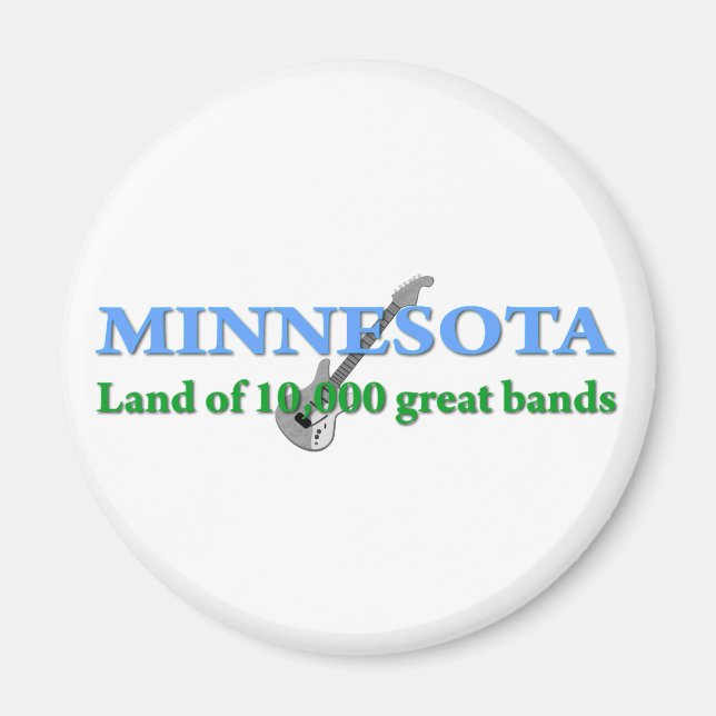 Minnesota - 10 000 Bands Magnet (Framsidan)