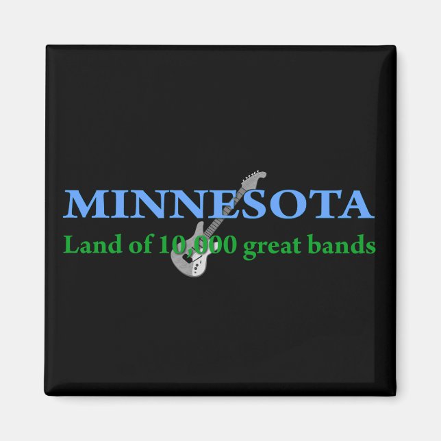 Minnesota - 10 000 Bands Magnet (Framsidan)
