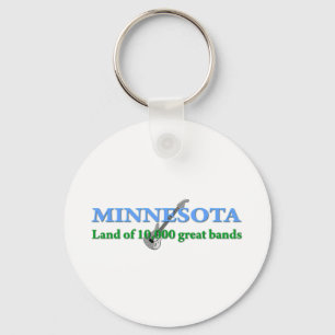 Minnesota - 10 000 Bands Nyckelring