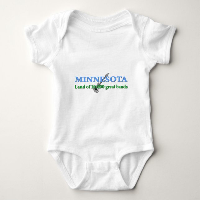 Minnesota - 10 000 Bands Tee Shirt (Framsida)