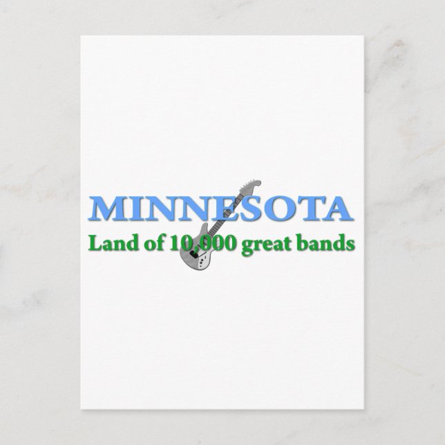 Minnesota - 10 000 Bands Vykort (Framsida)