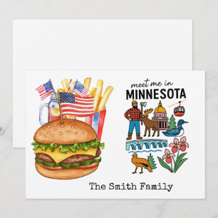 Minnesota 4 juli självständighetsdagsfest  inbjudningar