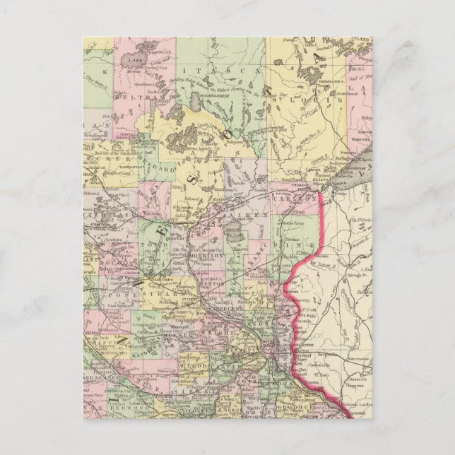 Minnesota 6 vykort (Framsida)