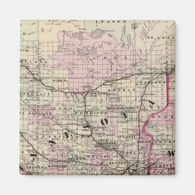 Minnesota 9 magnet (Framsidan)