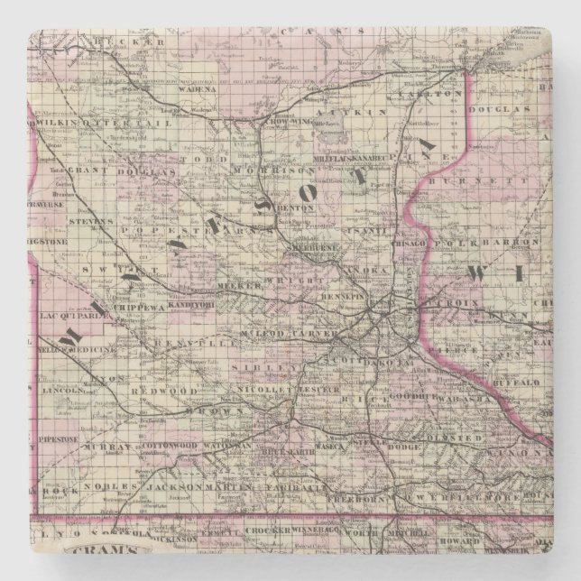 Minnesota 9 stenunderlägg (Framsidan)