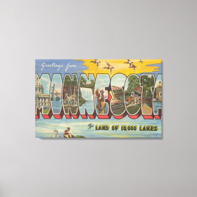 Minnesota (Ankor) - Stora Brev-scenarierna Canvastryck (Framsida)