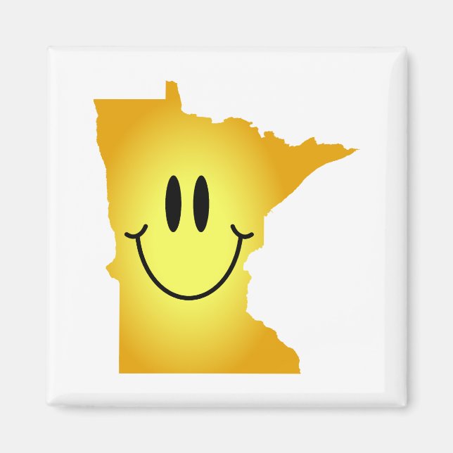 Minnesota Ansikte Magnet (Framsidan)