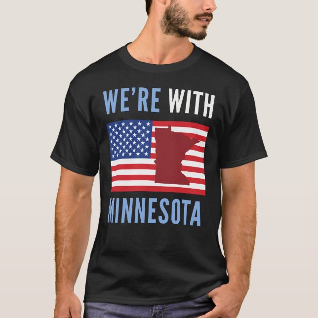 Minnesota Anti ICE Trump Protest  T Shirt (Framsida)