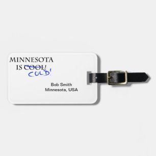 Minnesota är Coola Bagagebricka
