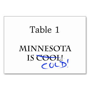 Minnesota är Coola Bordsnummer