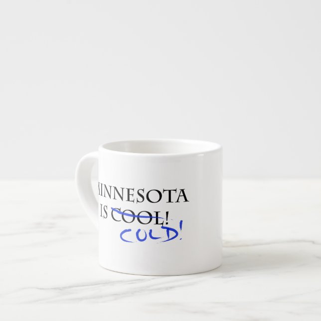Minnesota är Coola Espressomugg (Framsida vänster)