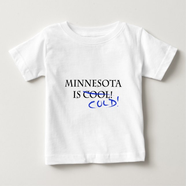 Minnesota är Coola - och Kall! T-shirt (Framsida)