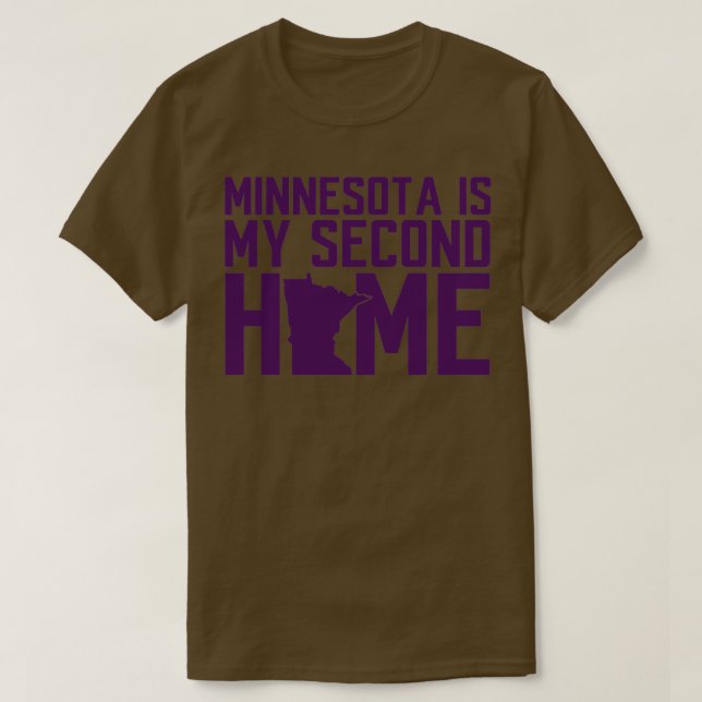 Minnesota är mitt andra hem t shirt (Design framsida)