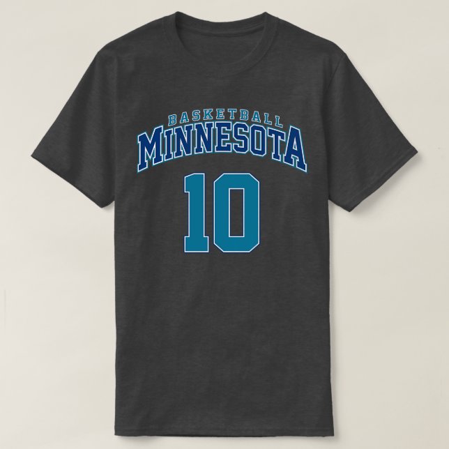 Minnesota Basketball Player nummer 2 T Shirt (Design framsida)