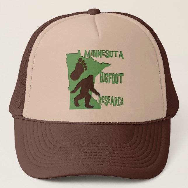 Minnesota Bigfoot forskning Truckerkeps (Framsida)