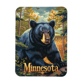 Minnesota Black Bear Magnet